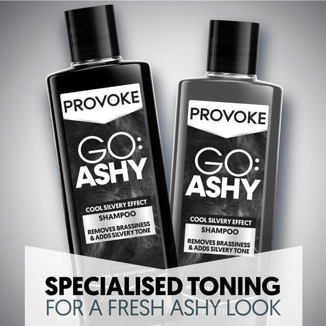 Provoke 200ml Go Ashy Cool Silver Effect Shampoo - gallery image 5