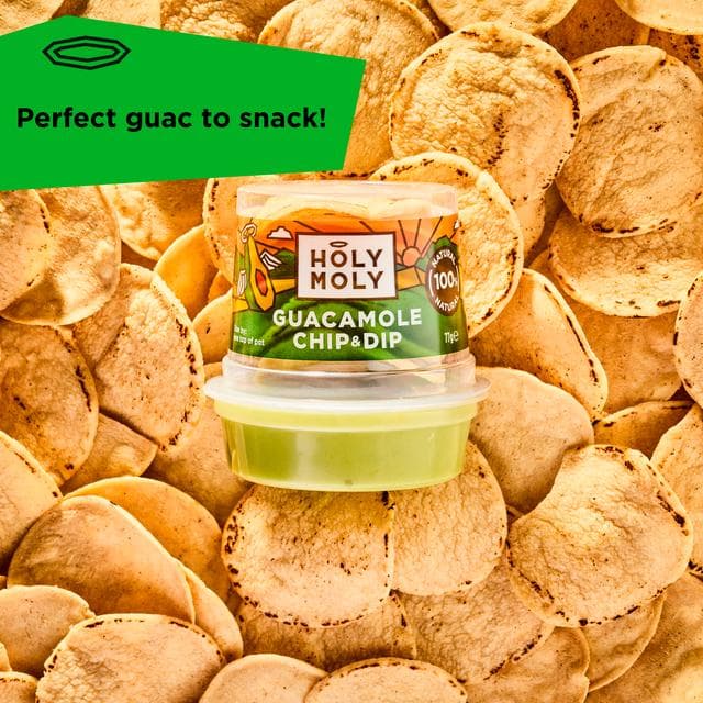 Holy Moly 76g Guacamole Chip & Dip - gallery image 3