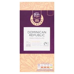 Sainsbury's Discovery 100g Dominican Republic Dark Chocolate Bar, Taste the Difference