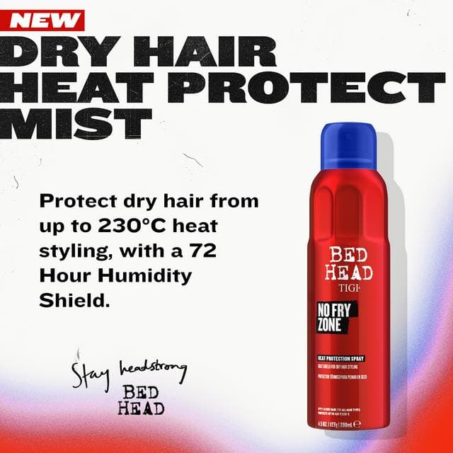 Bed Head by TIGI No Fry Zone 200ml Heat Protection Spray - gallery image 2
