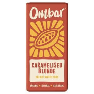 Ombar 70g Caramelised Blonde Creamy White Chocolate Bar