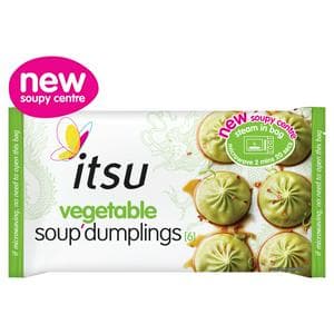 itsu 6 x Vegetable Soup Dumplings 168g