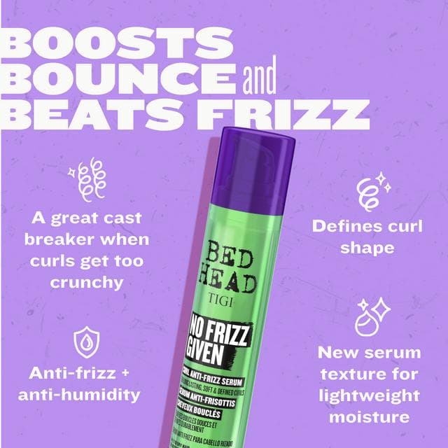 Bed Head by TIGI No Frizz Given Curl 50ml Anti-Frizz Serum - gallery image 3