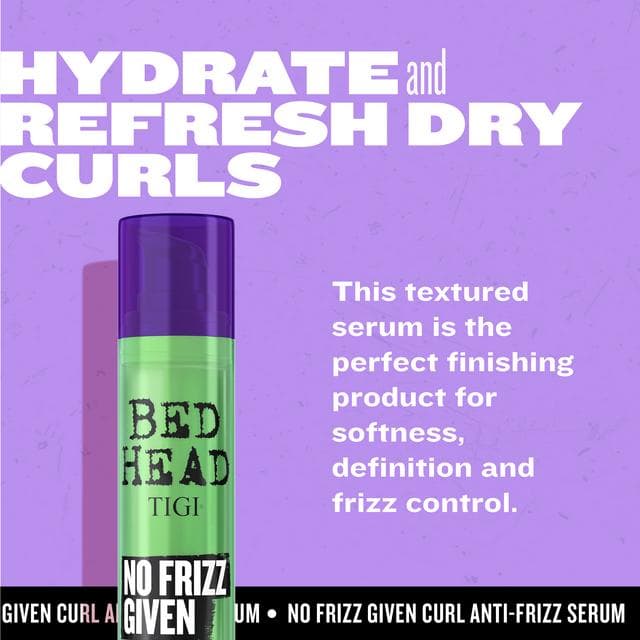 Bed Head by TIGI No Frizz Given Curl 50ml Anti-Frizz Serum - gallery image 5