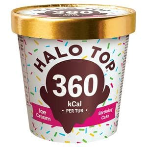 Halo Top 272g Ice Cream Birthday Cake