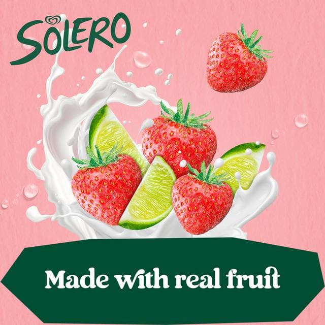 Solero 3 x 90ml Strawberry Twist Ice Cream Lollies - gallery image 3