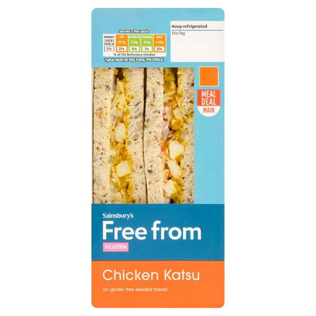 Sainsbury's Gluten Free Katsu Chicken Sandwhich - gallery image 1