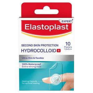Elastoplast 10 x Second Skin Protection Hydrocolloid Finger Strip Plasters