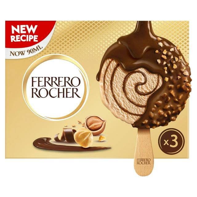 Ferrero Rocher 3 x 90ml Ice Cream Sticks - gallery image 1