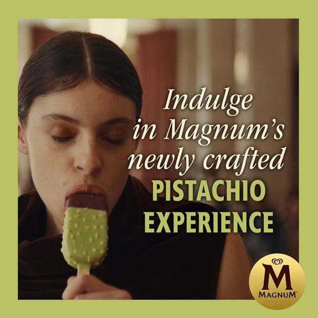 Magnum Signature 3 x 90ml Pistachio Ice Cream Sticks - gallery image 6