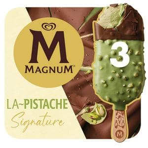 Magnum Signature 3 x 90ml Pistachio Ice Cream Sticks