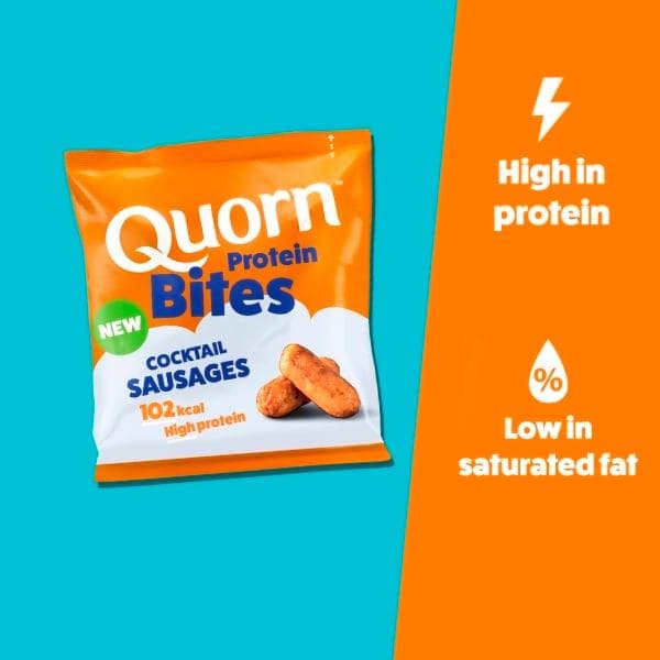Quorn 49g Protein Bites Cocktail Sausages - gallery image 3