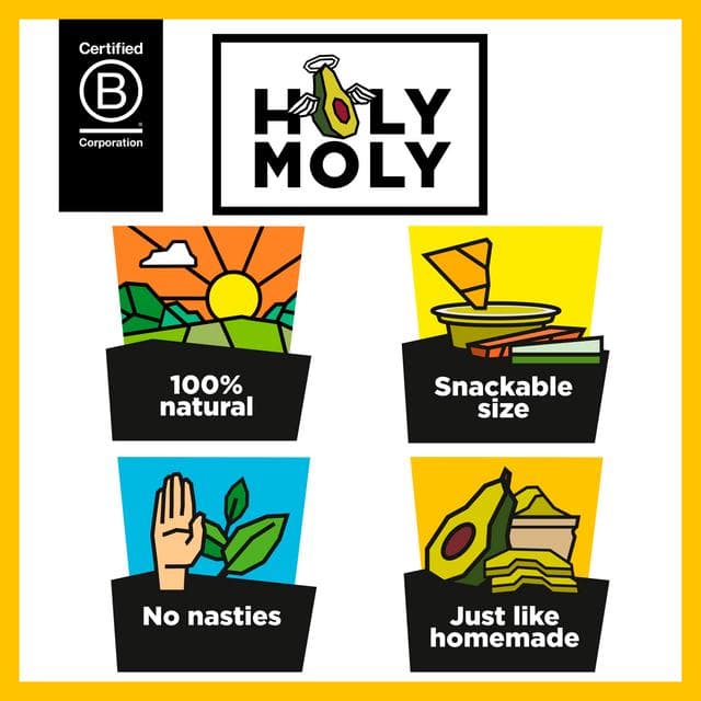 Holy Moly 5 x 57g Kid's Simply Avocado - gallery image 2