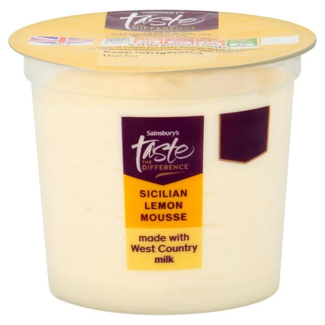 Sainsbury's 100g Sicilian Lemon Mousse, Taste the Difference - gallery image 1