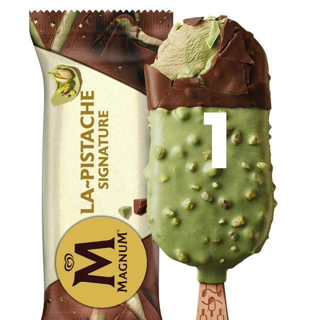 Magnum Signature 90ml Pistachio Ice Cream Stick - gallery image 1