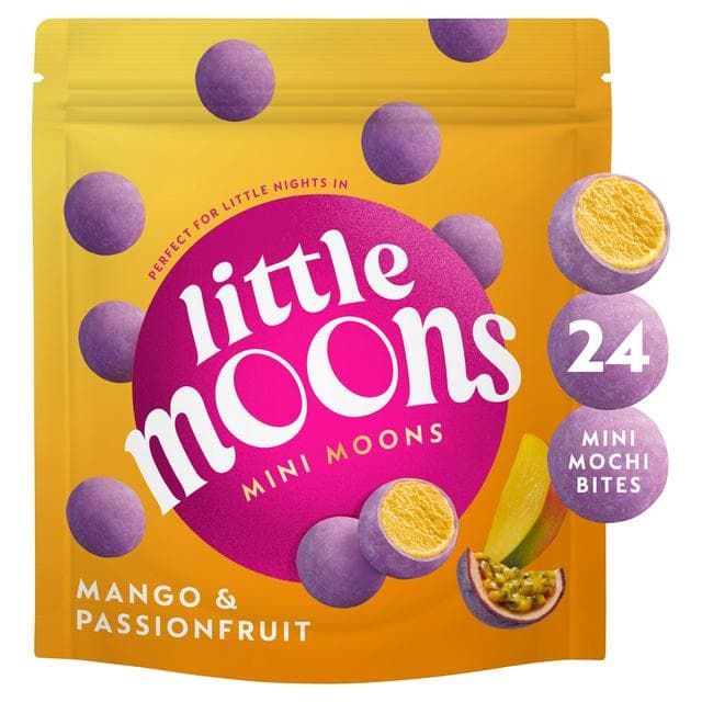 Little Moons Mini Moons 168g Mango & Passionfruit Cheesecake Frozen Snack - gallery image 1