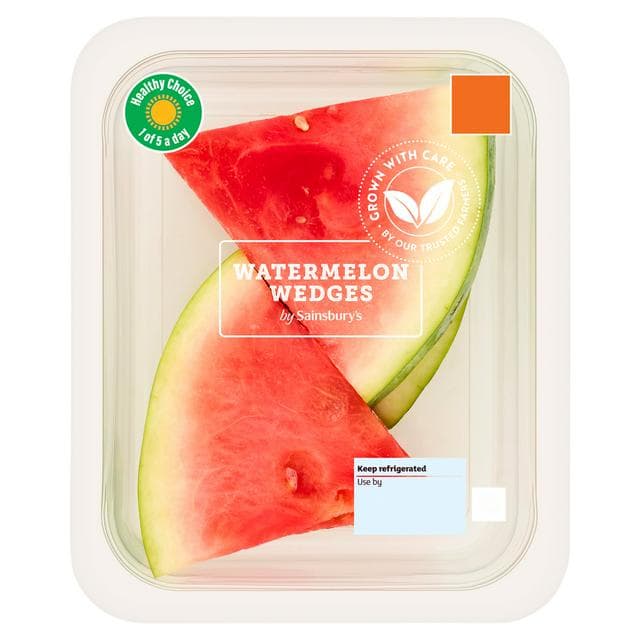 Sainsbury's 550g Watermelon Wedges - gallery image 1