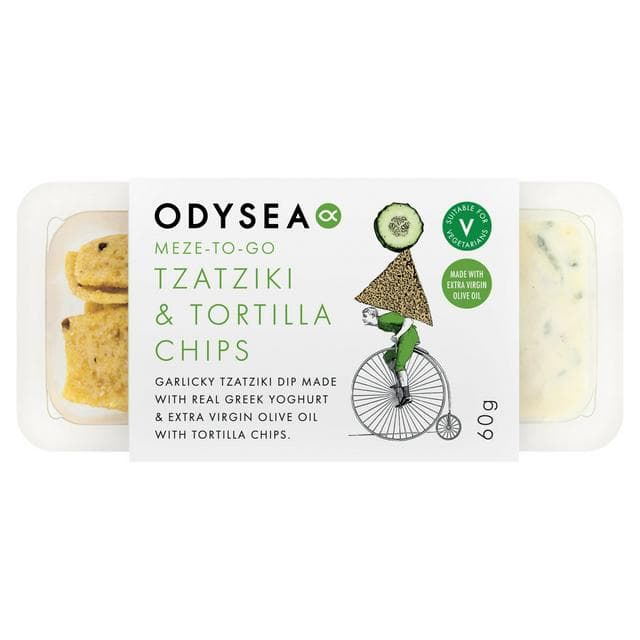 Odysea 60g Tzatziki & Tortilla Chips - gallery image 1