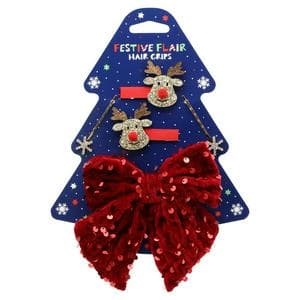 Sainsbury's Festive Flair Hair Grips