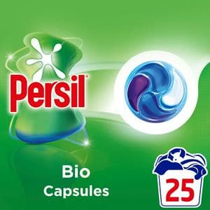 Persil 25 Washes 4 in 1 Fast Dissolving Bio Laundry Capsules