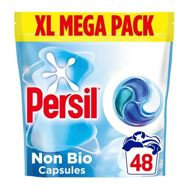 Persil 48 Washes 4 in 1 Fast Dissolving Non Bio Laundry Capsules - gallery image 1