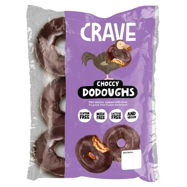 Crave 215g Choccy Dodoughs Doughnuts - gallery image 1