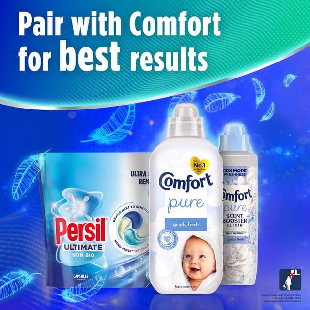 Persil Ultimate 31 Washes Ultra Stain Removal Non Bio Laundry Capsules - gallery image 6