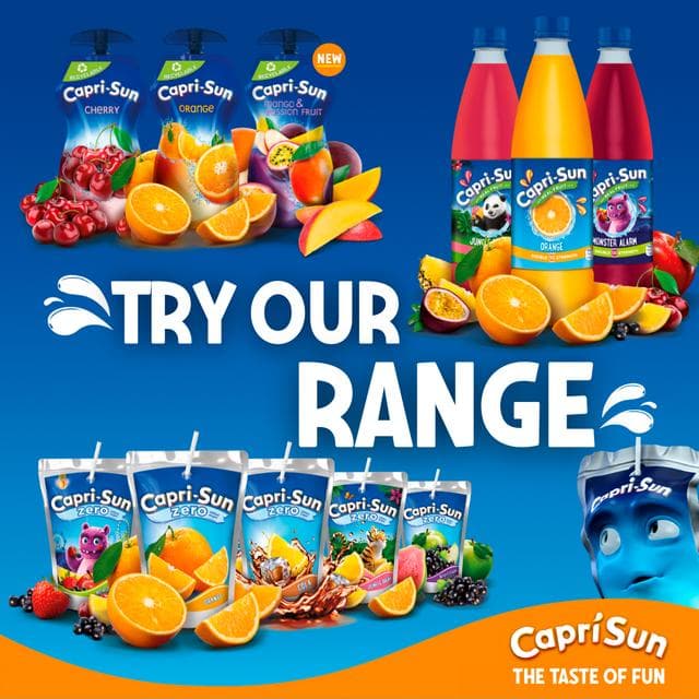 Capri Sun 20 x 200ml Tropical Party Pack Kids Juice Drinks - gallery image 3
