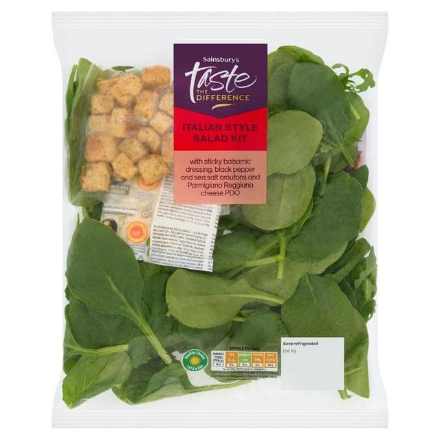 Sainsbury's 130g Italian Style Salad Kit, Taste the Difference - gallery image 1
