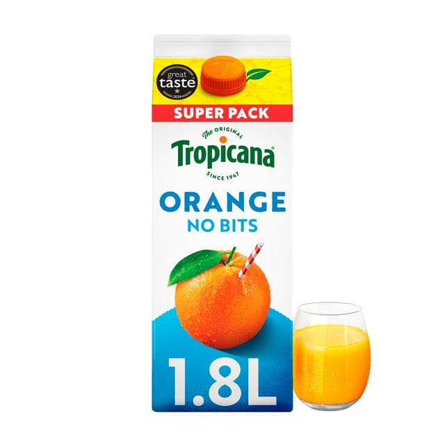 Tropicana 1.8L Smooth Orange Juice - gallery image 1