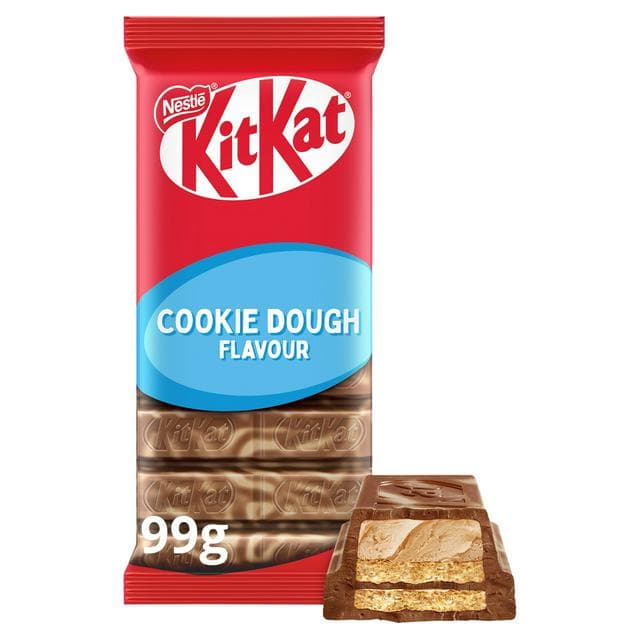 KitKat 99g Cookie Dough Flavour Chocolate Sharing Bar - gallery image 1