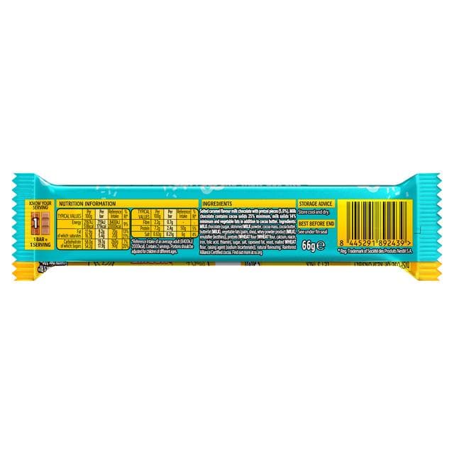 Yorkie 66g Salted Caramel Pretzel Milk Chocolate Duo Bar - gallery image 3