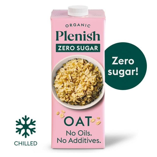 Plenish 1L Organic Chilled Dairy Free Oat Zero Sugar Drink - gallery image 1