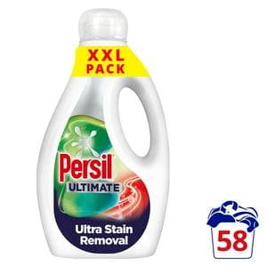 Persil Ultimate 58 Washes Ultra Stain Removal Biological Liquid Detergent 1.566L
