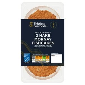 Thistle Seafoods 2 x Hake Mornay Fishcakes 290g