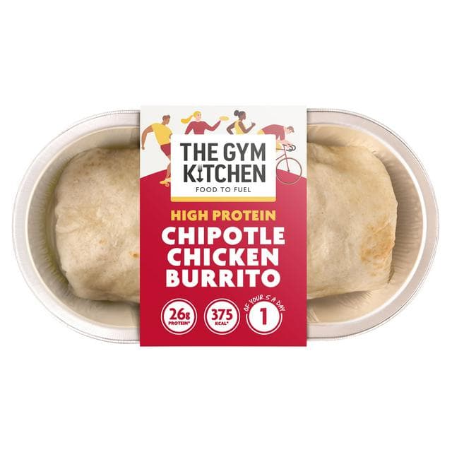 The Gym Kitchen 250g High Protein Chipotle Chicken Burrito - gallery image 1
