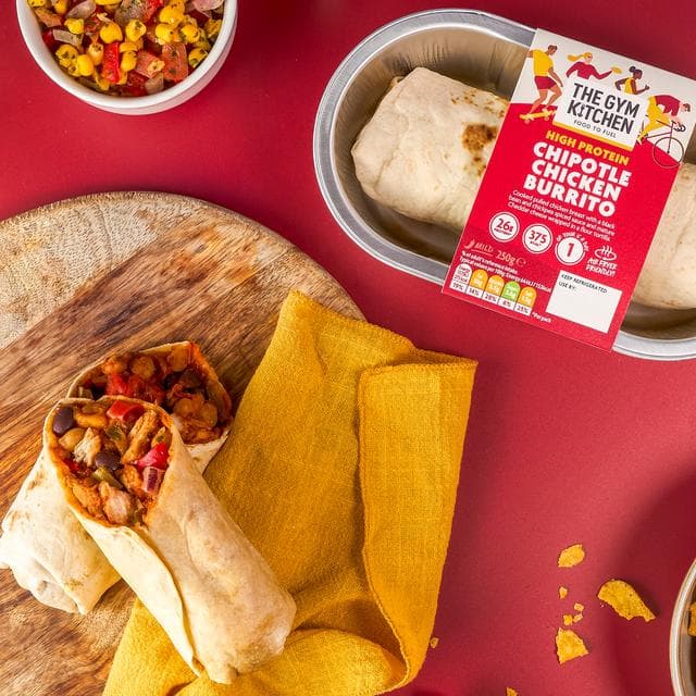 The Gym Kitchen 250g High Protein Chipotle Chicken Burrito - gallery image 2