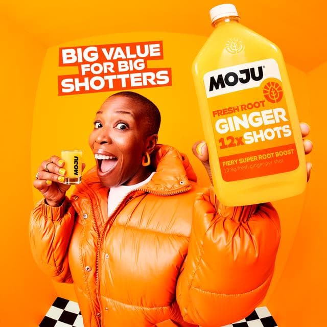 MOJU 12 x Fresh Root Ginger Shots 720ml - gallery image 2