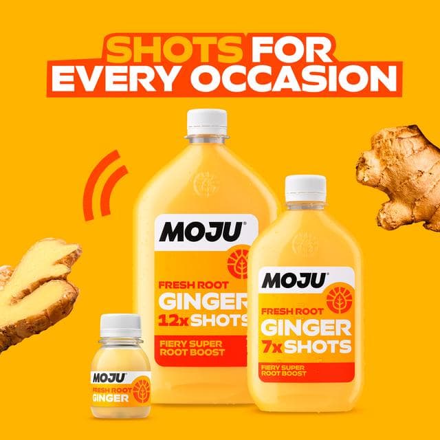 MOJU 12 x Fresh Root Ginger Shots 720ml - gallery image 4