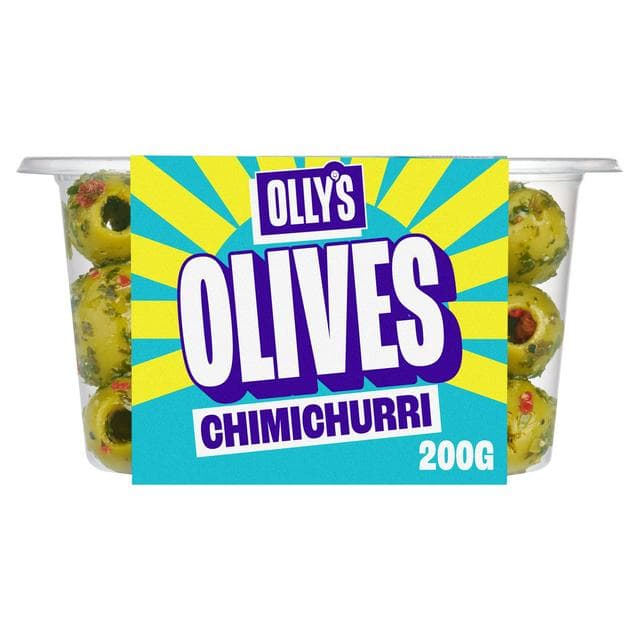 Olly's 200g Chimichurri Halkidiki Olives - gallery image 1