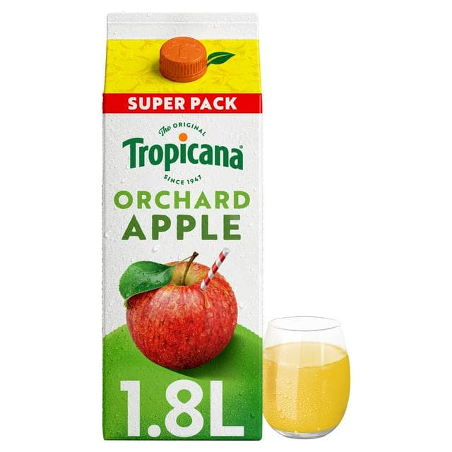 Tropicana 1.8L Orchard Apple Juice - gallery image 1