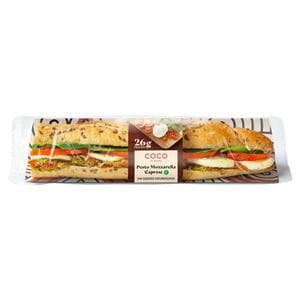 Coco di Mama Pesto Mozzarella Caprese on Seeded Sourdough