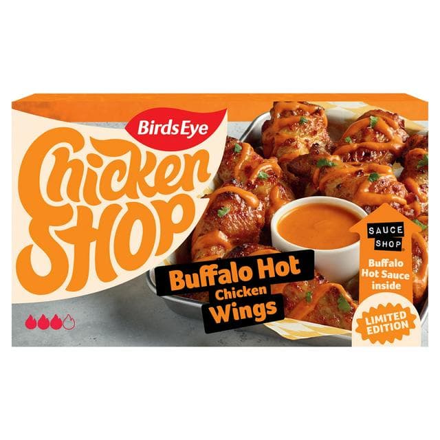 Birds Eye Chicken Shop 385g Buffalo Hot Chicken Wings, Limited Edition - gallery image 1