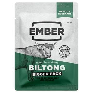 Ember 45g Garlic & Rosemary Biltong Pouch
