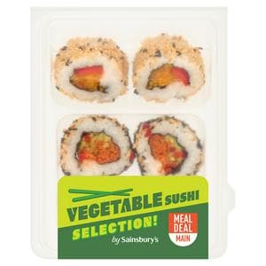 Sainsbury's 115g Med Pack Vegetable Sushi