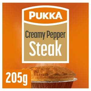 Pukka 205g Creamy Pepper Steak Pie