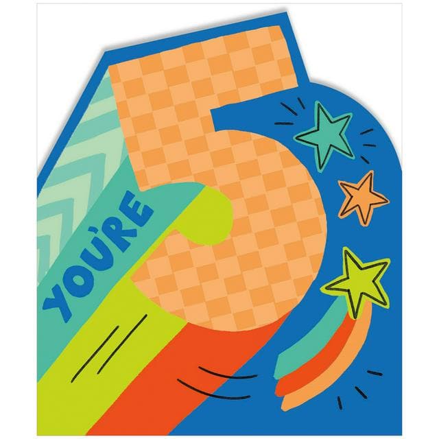 Sainsbury's Diecut Neon Age 5 - gallery image 1