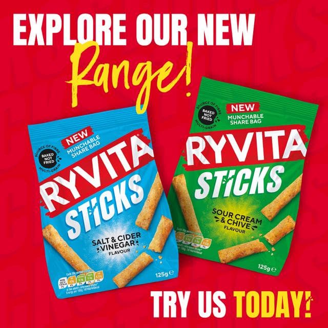 Ryvita 125g Sour Cream & Chive Sticks - gallery image 5