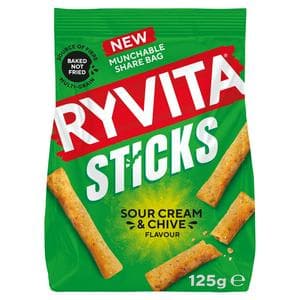 Ryvita 125g Sour Cream & Chive Sticks