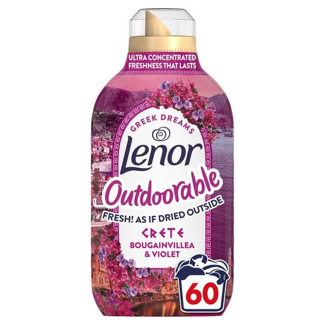 Lenor Outdoorable 60 Washes Bouganvillea & Violet Fabric Softener - gallery image 1